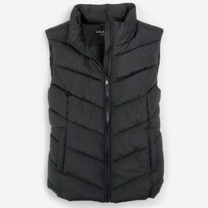 Cole Haan Women's Dark Gray Quilted Vest